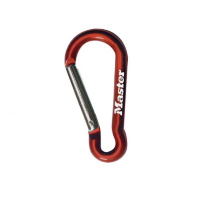 MASTER LOCK Mousqueton acier zingu&eacute;  76 mm
