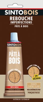 SINTO P&acirc;te &agrave; bois Tradition ch&ecirc;ne clair bois 80g