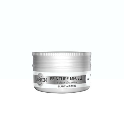 LIBERON Peinture meuble et boiserie Cas&eacute;ine blanc alb&acirc;tre mat 75 ml - 