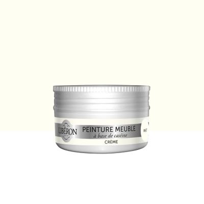 LIBERON Peinture meuble et boiserie Cas&eacute;ine  cr&egrave;me mat 75 ml