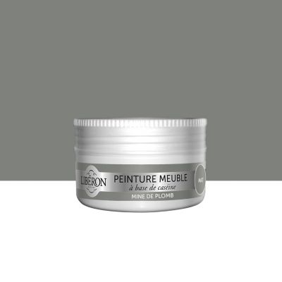 LIBERON Peinture meuble et boiserie Cas&eacute;ine  mine de plomb mat 75 ml