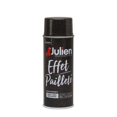 JULIEN Peinture a&eacute;rosol Effet Paillet&eacute; multi-supports - Or - 400 ml  Or