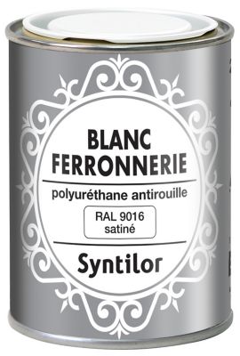 SYNTILOR Peinture ferronnerie ext&eacute;rieur Polyur&eacute;thane  blanc mat 0.25 l