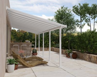 PALRAM  - pergola 27.3m&sup2; blanc 704359 - olympia 704359