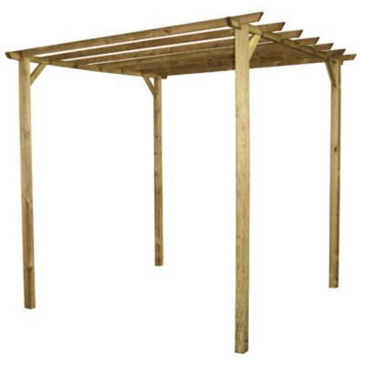 CERLAND Tonnelle en bois 247 x 300 x 300 cm Ancolie - 
