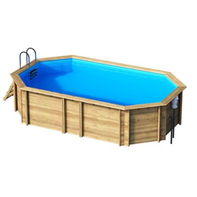 BWT Piscine Bois Weva Octogonale+ 640 x 404 x h146  myPOOL