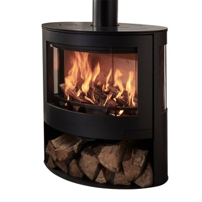 PANADERO Po&ecirc;le &agrave; bois Iris anthracite 3 Vitres 8 kW Confort 