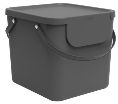 ROTHO  - Abfallbeh&auml;lter Albula 40l 39,8x35,8x33,9cm anthrazit