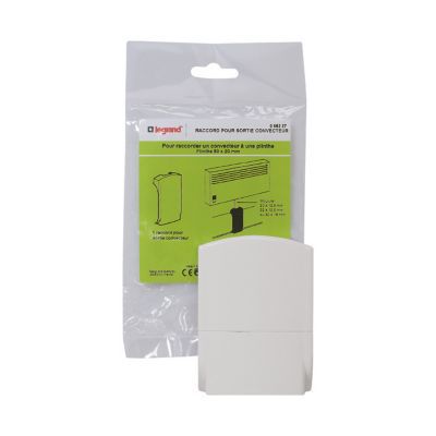 LEGRAND Raccord pour sortie convecteur pour plinthe 80 x 20 mm 
