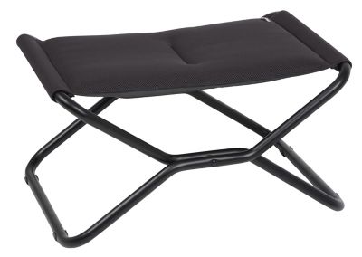 LAFUMA MOBILIER Repose pied de jardin en acier Air confort gris 