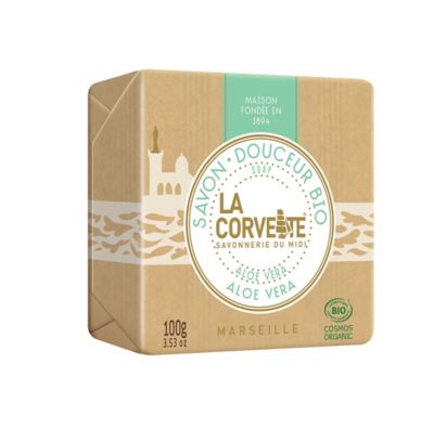 LA CORVETTE  Savon pain douceur bio aloe vera 100g