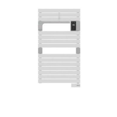 SAUTER S&egrave;che serviette &agrave; inertie fluide connect&eacute; Asama - Blanc - 1500W