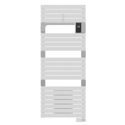 SAUTER Radiateur s&egrave;che-serviettes ASAMA VENTILO blanc 1750W - connect&eacute;