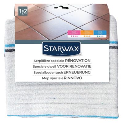 STARWAX Serpilli&egrave;re gaufr&eacute;e extra-blanche 50 x 100 cm