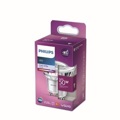 PHILIPS Ampoule Led Gu10 Spot Blanc-froid 50w X1  - L'unit&eacute;