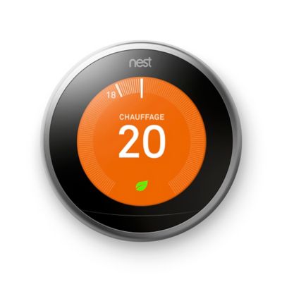 GOOGLE NEST THERMOSTAT ACIER INOXYDAB - Nest