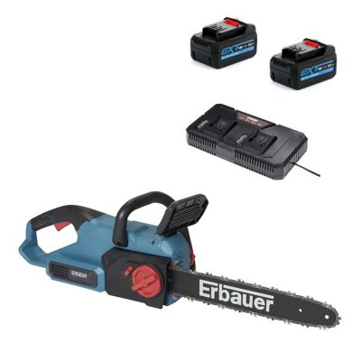 Tron&ccedil;onneuse sur batterie Erbauer ECSG3640-Li 18V guide 40 cm (avec 2 batteries et chargeur)