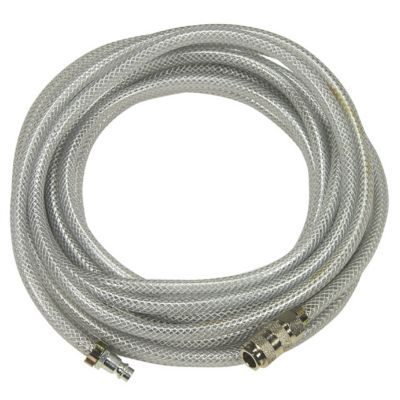 MECAFER  176007 Tuyau 7,5m 8x13mm pvc arm&eacute; raccords rapides