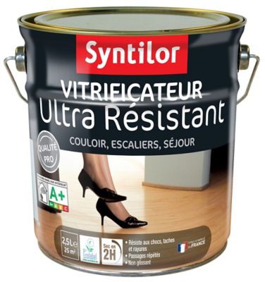 SYNTILOR  - Vitrificateur Parquet Ultra Resistant 2,5L Ch&ecirc;ne Clair