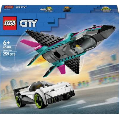 LEGO City 60489 Le jet contre la voiture - Neuf