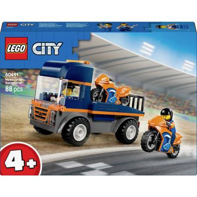 LEGO City 60491 Le transporteur de motos - Neuf