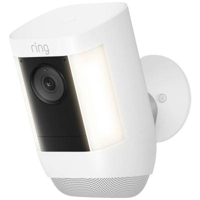 RING Cam&eacute;ra de s&eacute;curit&eacute;  Spotlight Cam Pro Battery - Blanche