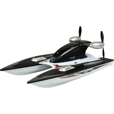 AMEWI Bateau T&eacute;l&eacute;command&eacute; SpeedBoat RC Air Propulseur Catamaran Hydroglisseur 2.4 Ghz