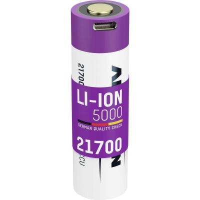 ANSMANN Batterie 3.6V 5Ah li-ion type 21700 charge USB-C 
