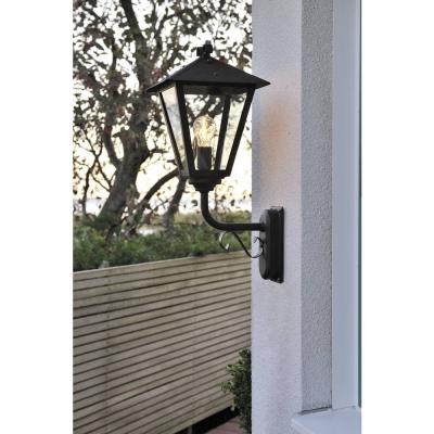 KONSTSMIDE LIGHTING Konstsmide Benu Applique Lanterne Classique Ext&eacute;rieure Noire Ip23