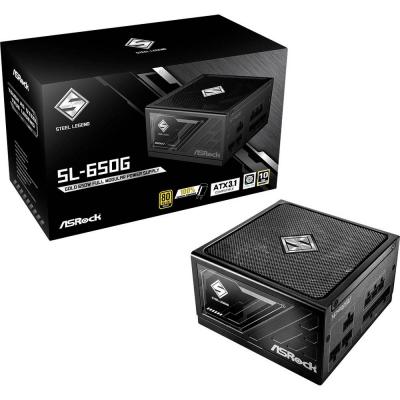 ASROCK  Alimentation Modulaire Steel Legend 650w 80 Plus Gold 