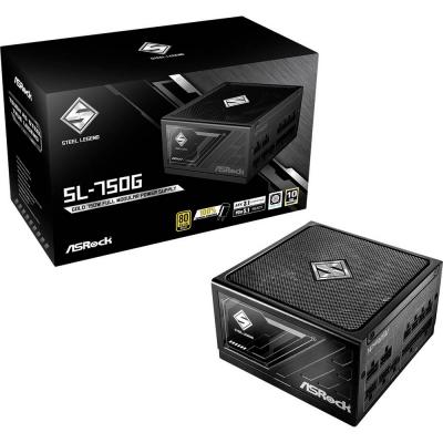 ASROCK  Alimentation Modulaire Steel Legend 750w 80 Plus Gold 