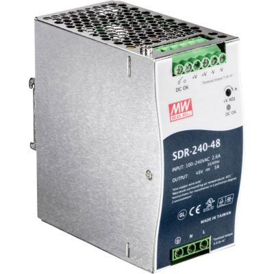 TRENDNET  Ti-gp80 Din Rail 48v 240w Power Supply Noir,Argent&eacute;