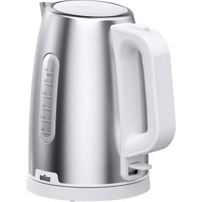 BRAUN  WK 1500 GY bouilloire 1,7 L 2200 W Gris, Acier inoxydable