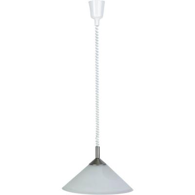 BRILLIANT Suspensions monte et baisse ariana 1x60w e27 acier albatre