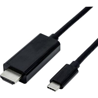 SECOMP Roline - C&acirc;ble vid&eacute;o/audio - HDMI m&acirc;le pour USB-C m&acirc;le - 3 m - noir - support 4K