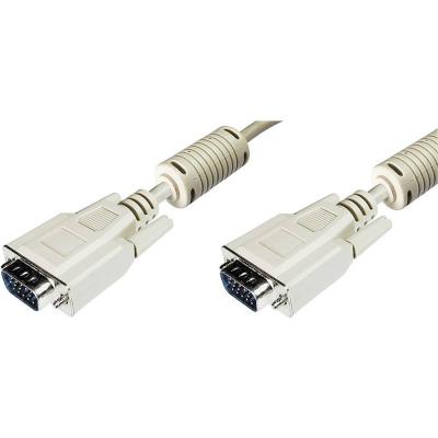 DIGITUS  C&acirc;ble de connexion pour moniteur VGA, HD15/M - HD15/M - Neuf