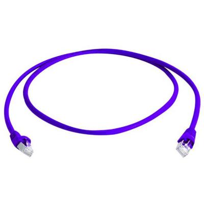 TELEGARTNER C&acirc;ble de raccordement r&eacute;seau informatique RJ45 Teleg&auml;rtner 100008027 CAT 6a S/FTP lilas 1.00 m 