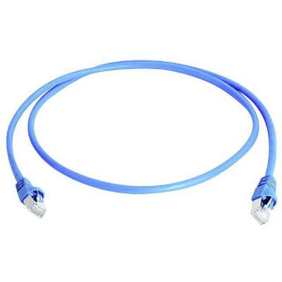 TELEGARTNER C&acirc;ble de raccordement r&eacute;seau informatique RJ45 Teleg&auml;rtner 100008031 CAT 6a S/FTP bleu 0.25 m 