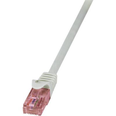 LOGILINK  PrimeLine - Cordon de raccordement - RJ-45 (M) pour RJ-45 (M) - 1 m - UTP - CAT 6 - sans halog&egrave;ne - gris