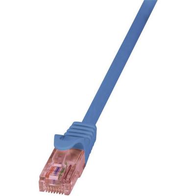 LOGILINK C&acirc;ble r&eacute;seau RJ45 CAT 6 U / UTP  - 2 connecteurs RJ45 - 2 m - Bleu - CQ2056U 