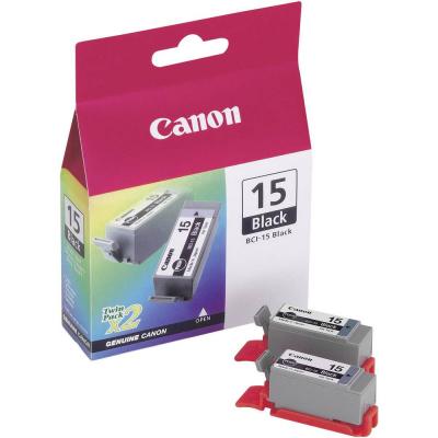  Pack de 2 cartouches dencre canon bci-15bk noires 8190a002 