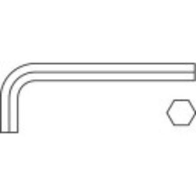 TOOLCRAFT  Cl&eacute; m&acirc;le coud&eacute;e 6 pans int&eacute;rieurs 1.3 mm 112848 10 pc(s)
