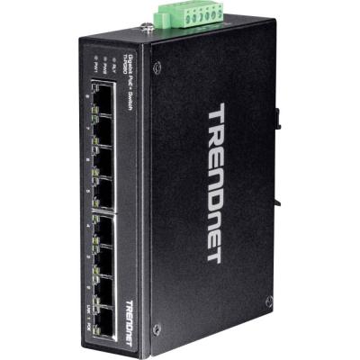 TRENDNET Switch industriel  ti-pg80 non g&eacute;r&eacute; 8 ports poe+ gigabit