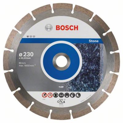BOSCH ACCESSORIES Bosch Disque &agrave; tron&ccedil;onner diamant&eacute; Standard for Stone 230 x 22,23 x 2,3 x 10 mm