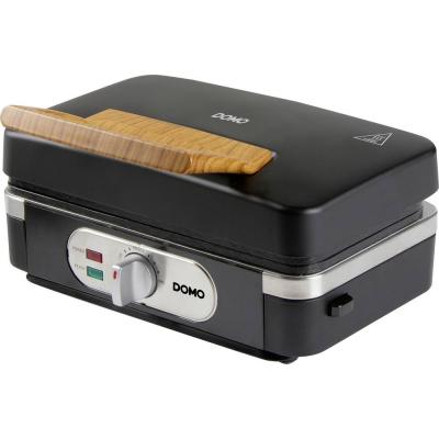 DOMO  SANDWICH-WAFFEL-GRILL 3-IN-1 INKY BLACK Machine &agrave; croque-monsieur noir