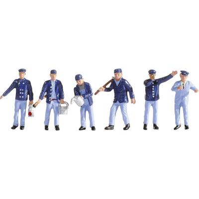 NOCH Figurines conducteur de locomotive et agents de man&acute;uvre, voie tt