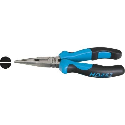 HAZET  1841MA-22 pour latelier Pince plate &agrave; becs ronds droite 165 mm