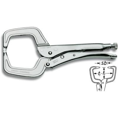 HAZET  758-2 Pince-&eacute;tau serre-joints 0 - 90 mm 280 mm