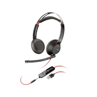 HP  Retail Blackwire 5220 Usb-a Voip Headphones Argent&eacute;
