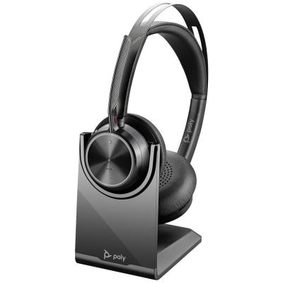 POLY Casque - HP -  Voyager Focus 2 UC - Sans fil - Suppresseur de bruit actif - USB-A